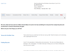 Tablet Screenshot of cycletogo.com